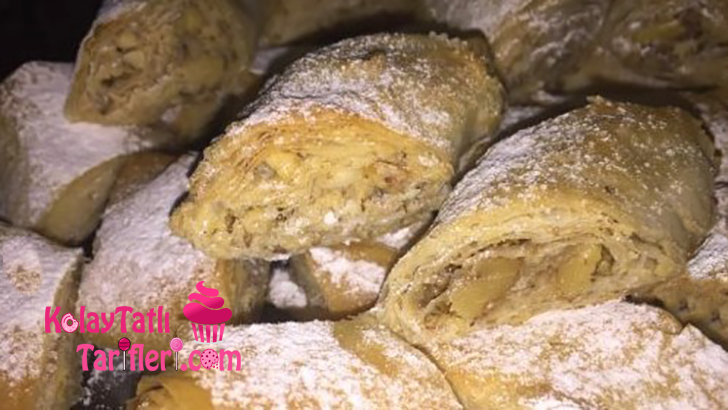 Baklava Yufkasından Tahinli Cevizli Kurabiye